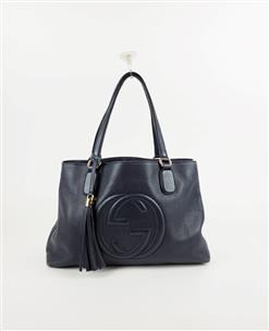 gucci blue tote bag